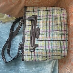 Coach Flannel Grey and Purple